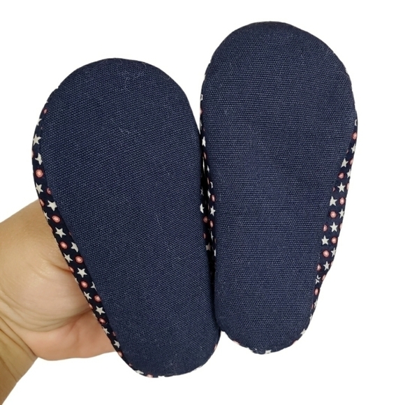 Baby shoes Lot of 3 pair slippers shoes infant 6 - 12m - Picture 9 of 10